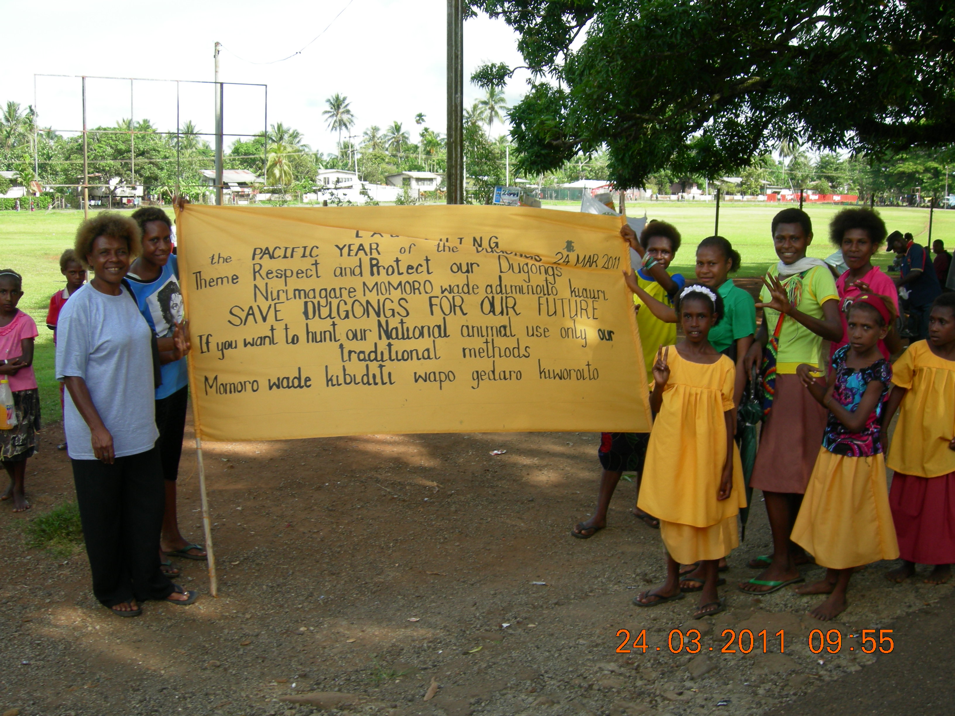 Daru PNG - Launch of Pacific Year of the Dugong