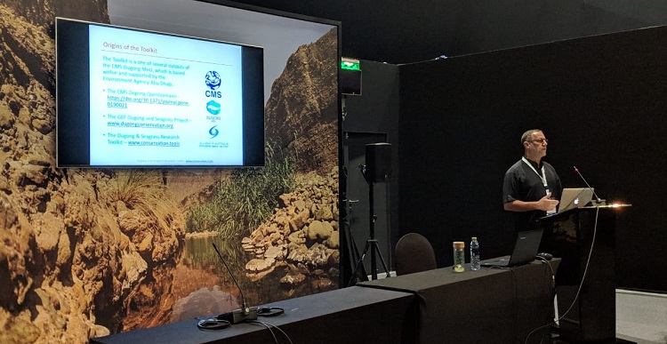 Demonstration of toolkit at Ramsar COP13 side event by Dr. Nicolas Pilcher